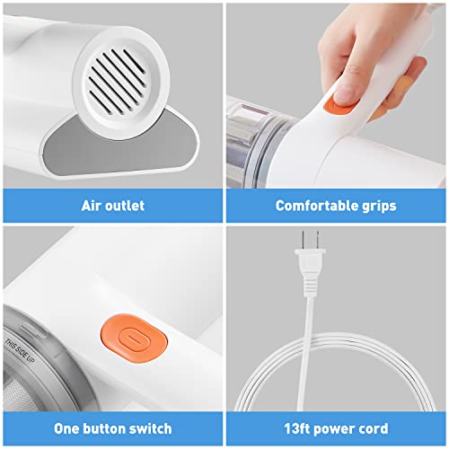 Mattress Vacuum Cleaner, 10Kpa Handheld Uv Bed Vacuum, Corded Dust Vacuum Remover Cleaning Machine For Pillows, Sheets, Mattresses, Sofas, Plush Toys And Other Fabric Surfaces #TOP6