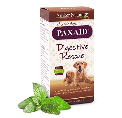 Amber Naturalz - Paxaid - Digestive Rescue - For Dogz - 1 Ounce #TOP24