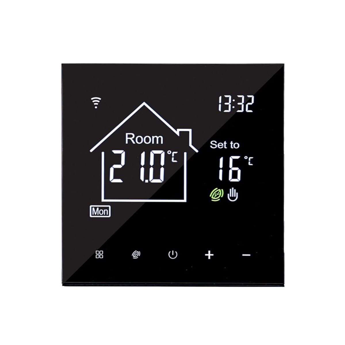Termostato Intelligente WiFi Risparmia Energia Termostato Ambientale Digitale Regolatore di Temperatura per Riscaldamento a Pavimento per Riscaldamento Elettrico