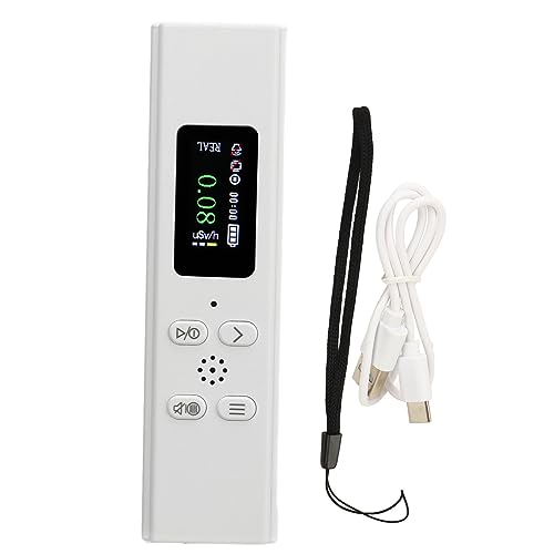 Nuclear Radiation Detector, High Accuracy Geiger Counter with Alarm, Portable Radiation Monitor for Home, Hospital, and Workplace, Quick Response, 0.08 to 9999μSv/h Range