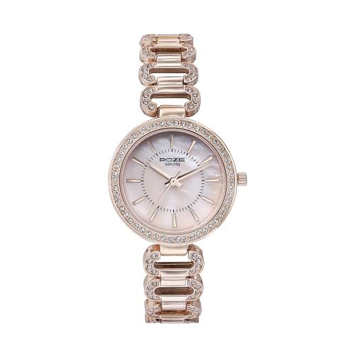 Sonata Poze Quartz Pink Dial Rose Gold Alloy Strap for Women-SP80086WM01W (B0DDTXXNNZ) Amazon Price History, Amazon Price Tracker
