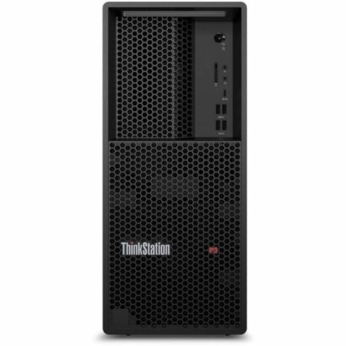 Image of Lenovo ThinkStation P3 Gen 2 30HT004KUS Workstation - Tower - Intel Core Ultra 9 285 - vPro Technology - 32 GB RAM - 1 TB SSD - Black - Intel W880 Chip - Windows 11 Pro - DVD-Writer - NVMe
