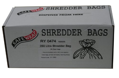 RY SAFEWRAP SHREDDER BAGS 250 LITRE PK50