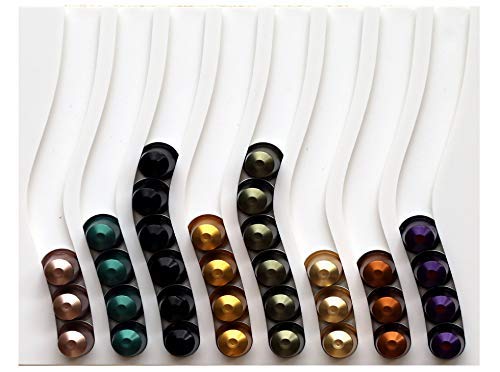 Dispensador de cápsulas nespresso, 80 cápsulas (blanco)