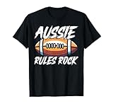 Australian Football Footy Aussie Rules Ball Sport T-Shirt