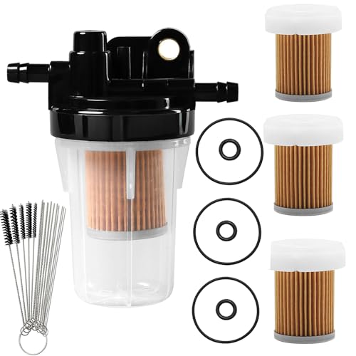 6A320-58862 Fuel Filter Assembly Compatible with Kubota B2320 B2410 L2800 L3400 LX2610HSD M5640SU RTV-X1100CR RTV-X900G RTV900W Replaces 6A320-58860 6A320-59912