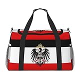 Flag of German Empire 1871-1918 Travel Duffle Bag, Lightweight Hospital Bag for Women, Large Sport Gym Bag for Men