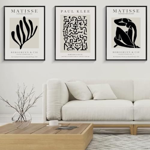 PWAAHDC Set of 3 Matisse Wall Art Prints