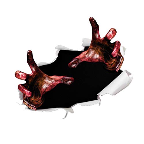 Toyandona Iaff Sticker Bloody Hand Sticker Halloween Horror Wall Decal Creepy Scary Decals Ghost Hands Wall Mural Zombie Party Favor For Home Bar Vampire Decoration 34Cm X 24Cm Wall Stickers #TOP3