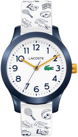 Lacoste Three Hand Quartz Movement Watch for Kids LACOSTE.12.12 Kids Collection with Silicone Bracelet