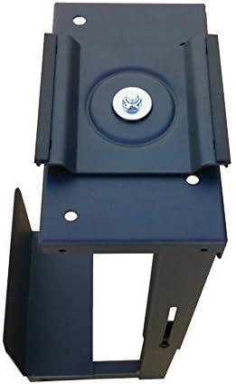 Soporte deslizante para CPU bajo escritorio de acero negro miniatura 4