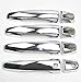 YYYYDS 4 pièces Voiture Poignée de Porte Extérieure pour Mitsubishi Pajero Sport Montero Sport,Voiture Accessoires Extérieurs Poignée de Porte Chrome Couverture Accessoires D'autocollants de Voiture