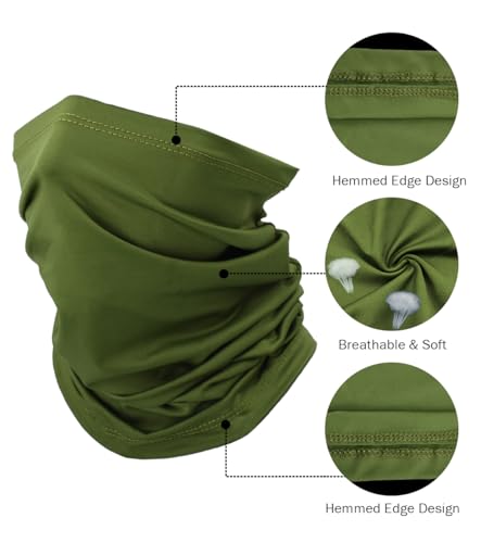 Image of Fishing Neck Gaiter, Sun Protection Face Mask, Cooling Neck Shield Scarf Cycling Balaclava Bandana for Men and Women