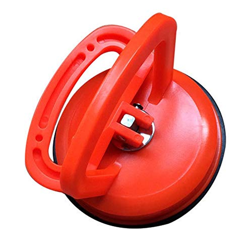 Orange Car Dent Puller Sucker Ventosa de ventosa Extractor de azulejos Ventosa de piso Quitar abolladuras Granizo Pozos Elevador Portador - Naranja Garra simple