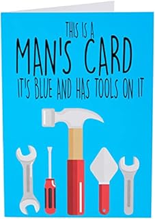 Cheeky Chops Cards Funny Birthday Card - Dad Brother Uncle This is a Man's Card C442 Full colour