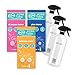 Produktbild EzeeTabs Reinigungsmittel Bundle  Je 2 Allzweckreiniger, Badreiniger, Glasreiniger und 3 wiederverwendbare Flaschen  Mikroplastikfreies, biologisch abbaubares und veganes Putzmittel
