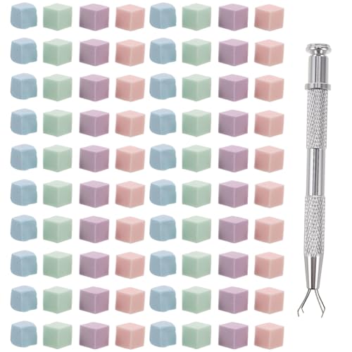 VICASKY Nail Art Sponge Set Soft Gradient Sponge for Diy Manicure for Beginners