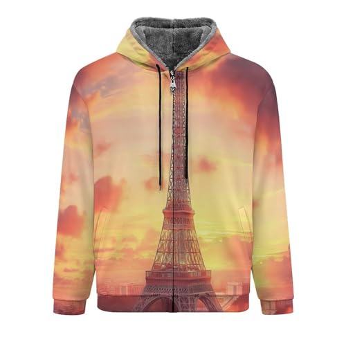 Veste polaire pour homme chaude coupe-vent finie les hauts d'hiver lourds