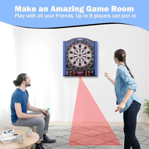 Electronic Dart Board for Adults, Digital Dartboard Set with Laser Toe Line by WIN.MAX - Used condition - Image 6