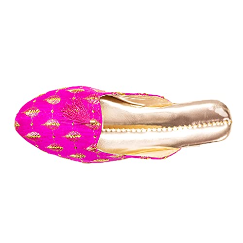 Rajasthani Jaipuri Ethnic Handmade Embroidered Ladies Mojari/Jutti