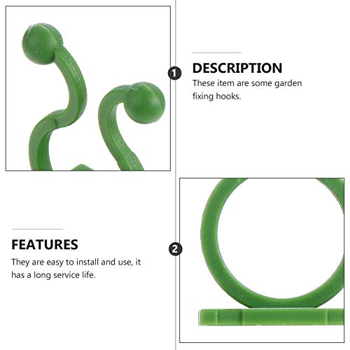 100 Unidades Fixador De Plantas Verdes Planta De Fixa??o Clipe Grampos De Fixação De Plantas Para Po