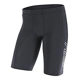 2XU Men's Hyoptik Compression Shorts, Steel/Luminescent, Medium