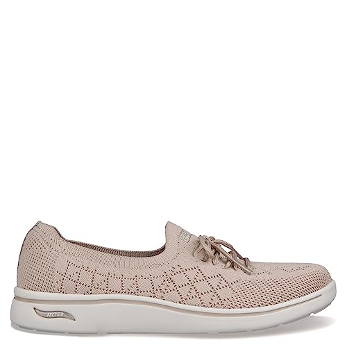 Skechers Women's Arch FIT Uplift-Perfect Dream Sneaker, Taupe, 8.5