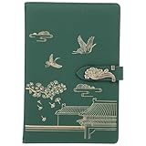 SHERCHPRY A5 Retro Notizbuch mit Pu Einband Dickes Konferenznotizbuch für Büro und Schule Erweiterter Terminplaner für Reisen und Alltag