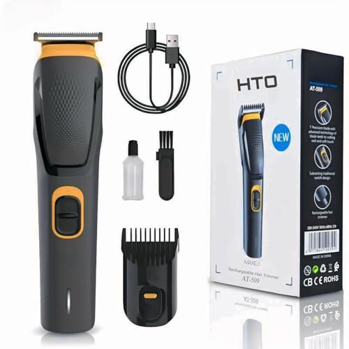 Umite Chef Rechargeable Hair Trimmer for Men | Beard & Mustache Grooming Kit with Precision Blades, Adjustable Comb, USB Charging, Cordless Professional Hair Clipper view 2
