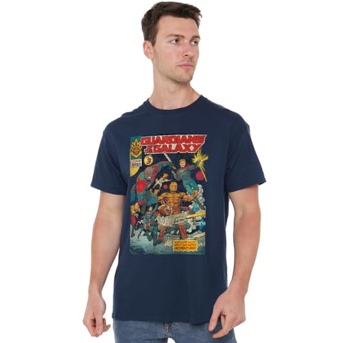 T-Shirt Marvel Gotg3 bleu marine, le vêtement casual pour vos soirées ciné