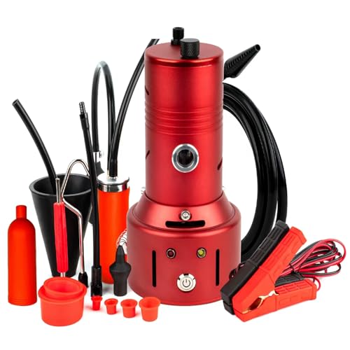 FENNICA Smoke Machine Automotive Leak Detector with Built-in Air Pump, Auto Emission Vacuum Exhaust EVAP Smoke Machine Leakage Diagnostic Car Smoke Leak Tester Tools Kit (SLD-300 Pro)