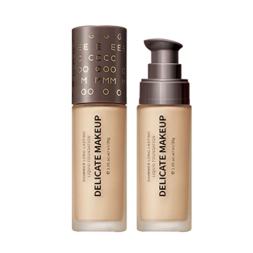 Maquillaje Polvo duradero Base líquida Hidratante Corrector Hidratante Control de Base de mujer 30ml Base De Maquillaje Coreana Cover