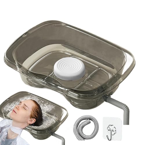 Luieonm Lavatoio per capelli, lavaggio dei capelli a letto, portatile per shampoo da usare a letto per lavare i capelli con tubo di scarico, tagli di capelli e colorazione dei capelli, anziani