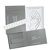 Vie Healing 24k Gold Acupressure Ear Seeds, Ear Chart