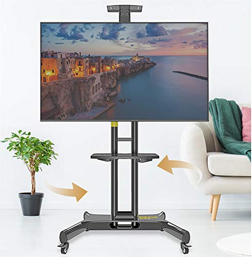 Soporte móvil para TV de 32 a 65 pulgadas, ajustable en altura miniatura 2