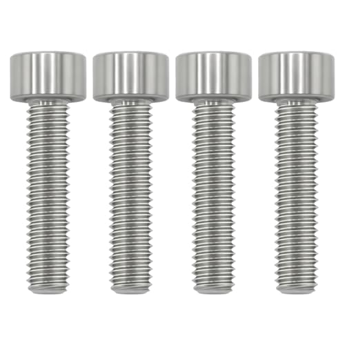 Image of M6x25 Titanium Bolts Socket Head Cap Screw, Natural Color, 4PC