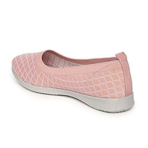 Image of Marc Loire Women's Lightweight Athleisure Knitted Active Wear Slip-On Ballerina Casual Shoes for Daily Walking