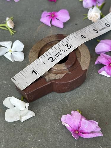 Image of Shivam VASTU AKAL 1.5 inch Original Narmadeshwar Narmada Shivling with 3 inch Narmada Stone Yoni Base Jaladhari (Janeudhari Shivling, Multicolor Flate Jaladhari)
