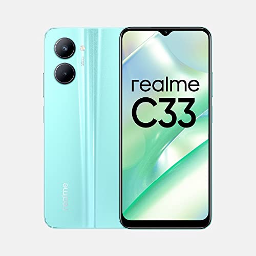 realme C33 2023 (Aqua Blue, 4GB RAM, 64GB Storage)