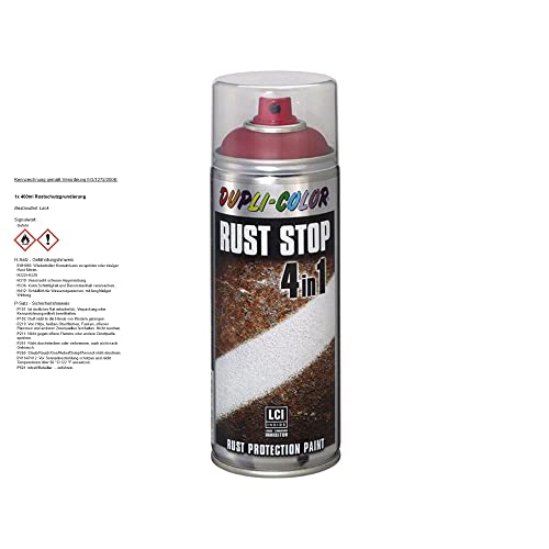 DUPLI-COLOR 868320 RUST STOP RAL 9005 Noir profond satiné mat 400 ml