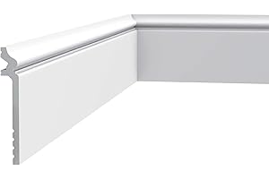 High Impact Polystyrene Baseboard Moulding Cover