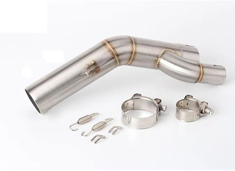 S1000RR/R | MOSN Motorcycle Accessories エキゾーストパイプ S1000RR S1000R 2017 2018用 オートバイ用排気マフラー ミッドパイプリンク スチール304