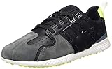 Atmungsaktiv Geox Herren U Snake.2 B Sneaker, Black Anthracite, 44 EU