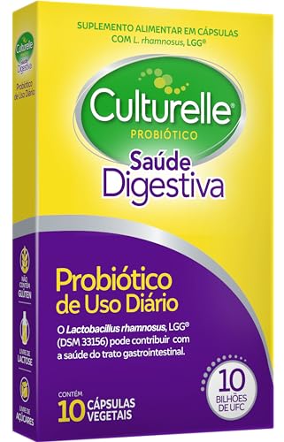 Culturelle Probiótico Saúde Digestiva, Suplemento Alimentar Diário, Com Lactobacilos, Sem Glúten, Se