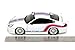 Jada Hyper-Spec 1:24 Porsche 911 GT3 (996.1) Die-Cast Car, Toys for Kids and Adults(White/Red Stripes)