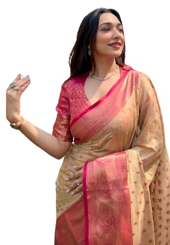 SGF11 Women's Kanjivaram Designer Soft Silk Sarees With Blouse Piece product image 7
