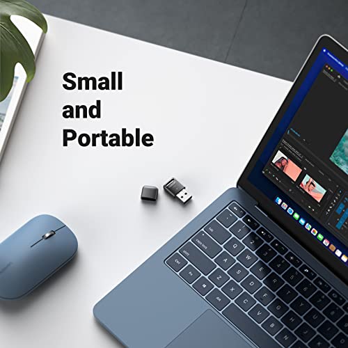 Ugreen Bluetooth Adapter For Pc, 5.3 Bluetooth Dongle, Plug & Play For Windows 11/10/8.1, Bluetooth Receiver & Transmitter For Keyboard/Mouse/Headphone/Speakers/Printer/Xbox Ps5 Game Controllers #TOP6