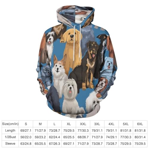 Sweat à capuche imprimé 3D confortable fini les pulls ternes et sans forme - 4