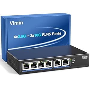 Vimin 2.5/10G Ethernet Netzwerk-Switch