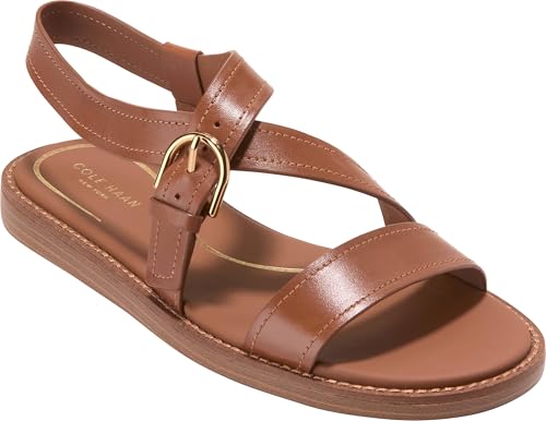 Cole Haan Cole Haan Women's Sandals - Kami Buckle, British Tan Leather, 7.5-B US